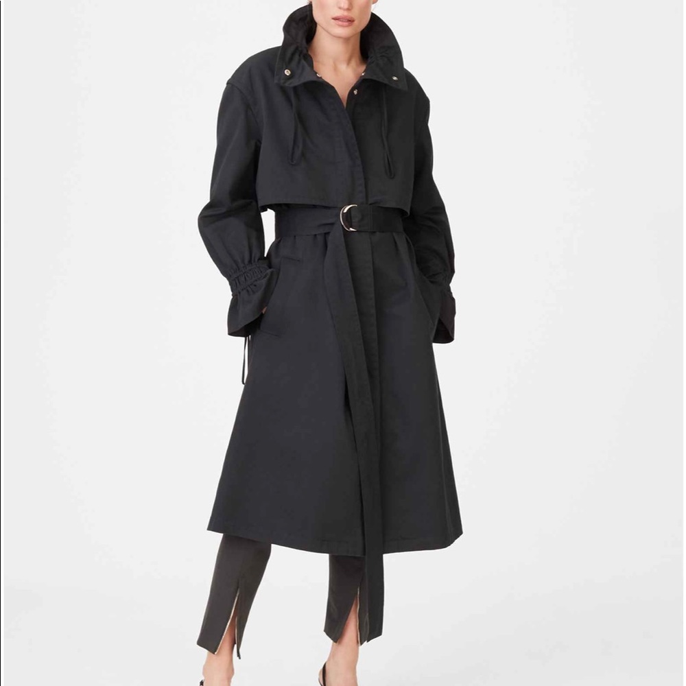BRAND NEW! Club Monaco Black Trench